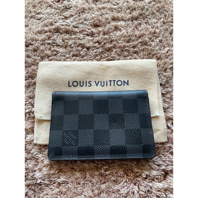 LOUIS VUITTON(ルイヴィトン)のルイヴィトン　カードケース　ダミエ　メンズ　美品 メンズのファッション小物(名刺入れ/定期入れ)の商品写真