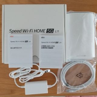 ゼットティーイー(ZTE)のSpeed Wi-Fi HOME 5G L11(PC周辺機器)