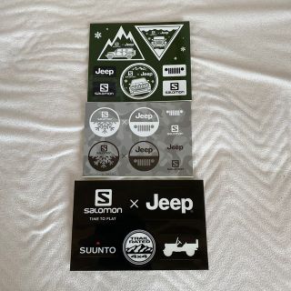 ジープ(Jeep)のサロモン✖️jeep ステッカー(その他)