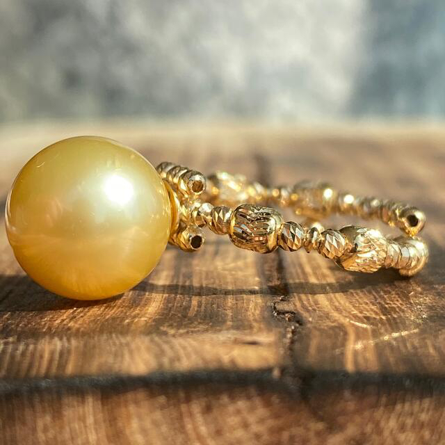 K18白蝶真珠10.8㎜リング www.krzysztofbialy.com