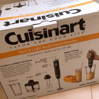 クイジナートCuisinart スリム&ライト マルチハンドブレンダー ブラック(調理機器)