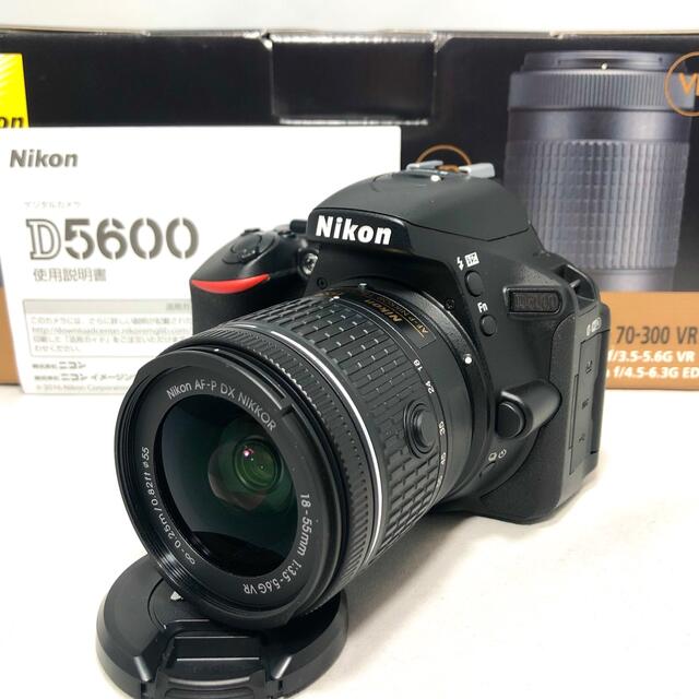 Nikon D5600 AF-P18-55レンズKIT 156ショット美品 ermertelektronik.com
