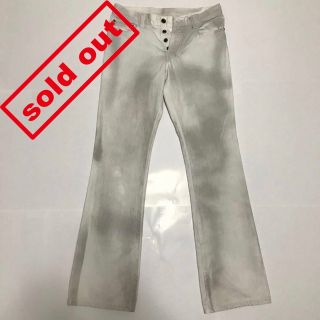 ゴーサンゴーイチプールオム(5351 POUR LES HOMMES)の5351POUR LES HOMME　00年　ホワイトデニム　スキニーセミフレア(デニム/ジーンズ)