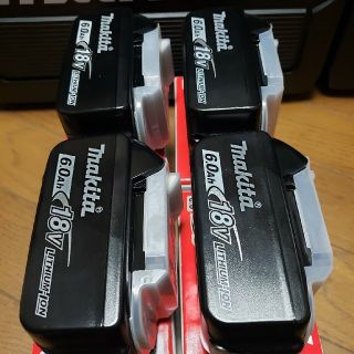 マキタ(Makita)のつかし様専用！マキタ 純正バッテリー 　BL1860B ×4個【新品・送料無料】(バッテリー/充電器)