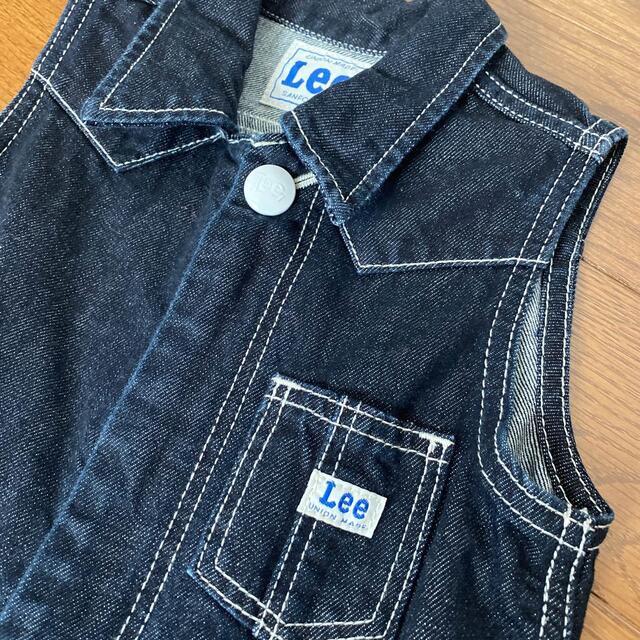 Lee(リー)のLee デニムワンピース キッズ/ベビー/マタニティのキッズ服女の子用(90cm~)(ワンピース)の商品写真