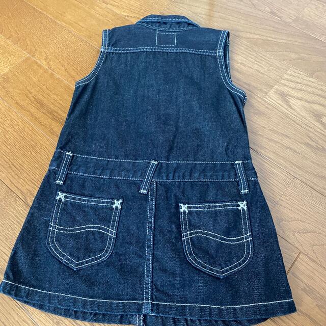 Lee(リー)のLee デニムワンピース キッズ/ベビー/マタニティのキッズ服女の子用(90cm~)(ワンピース)の商品写真