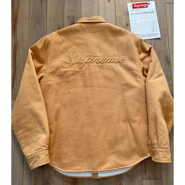 Supreme(シュプリーム)の【Mサイズ】 Supreme Sherpa Lined Denim Shirt メンズのジャケット/アウター(Gジャン/デニムジャケット)の商品写真