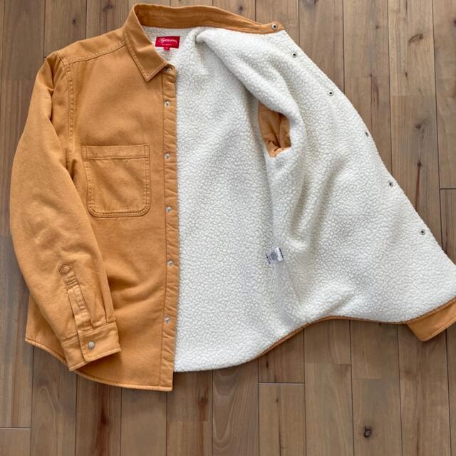 Supreme(シュプリーム)の【Mサイズ】 Supreme Sherpa Lined Denim Shirt メンズのジャケット/アウター(Gジャン/デニムジャケット)の商品写真