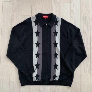 Supreme - supreme Stars Zip Up Sweater Poloの通販|ラクマ