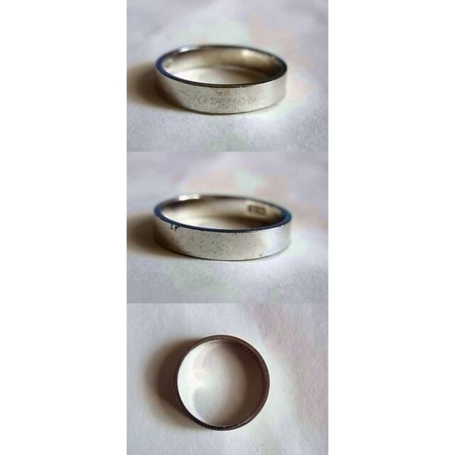 未使用品SVシルバー925リング指輪17号ラブ フォーエバーLOVE メンズのアクセサリー(リング(指輪))の商品写真