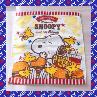 スヌーピー(SNOOPY)の☆西川リビング スヌーピー ウォッシュタオル☆(ハンカチ)