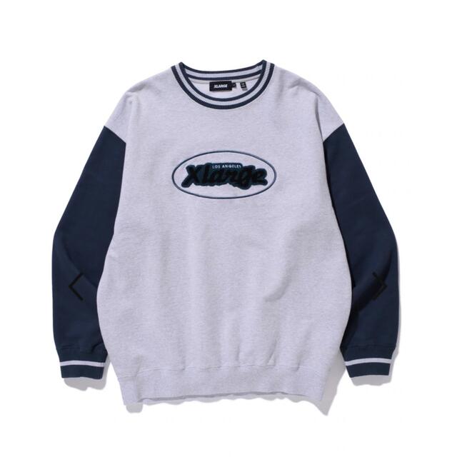 XLARGE - XLARGE RETRO CREW NECK SWEAT アッシュMサイズの通販 by の ...