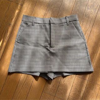 ザラ(ZARA)のZARA チェックスコート　XS(ショートパンツ)