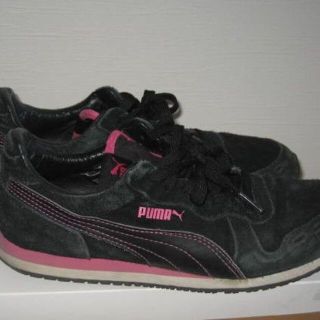 プーマ(PUMA)の25㎝　プーマ　USA購入　定価7000円ほど　スエード革　スニーカー　黒ピンク(スニーカー)