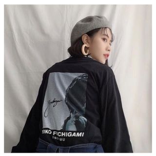 YOKO FUCHIGAMI　フォトロンＴ/ BLACK(Tシャツ(長袖/七分))