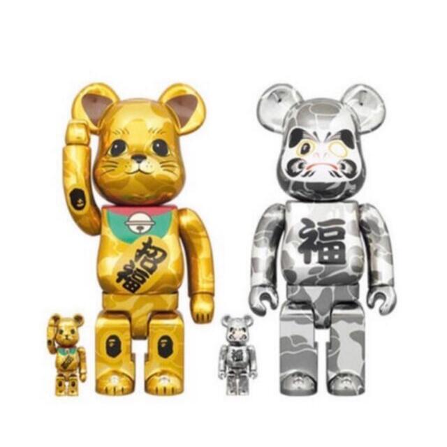 【新品】BE@RBRICK BAPE® 招き猫