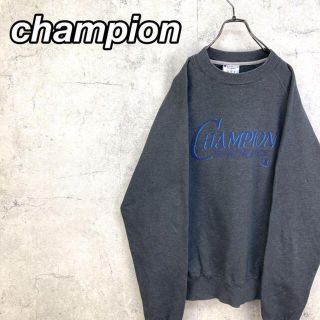 チャンピオン(Champion)の希少 90s チャンピオン スウェット ビッグプリント ビッグシルエット 美品(スウェット)