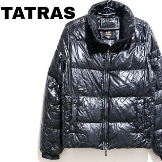 タトラス(TATRAS)のTATRAS タトラス ナイロン ダウンジャケット ブラック メンズ Sサイズ(ダウンジャケット)