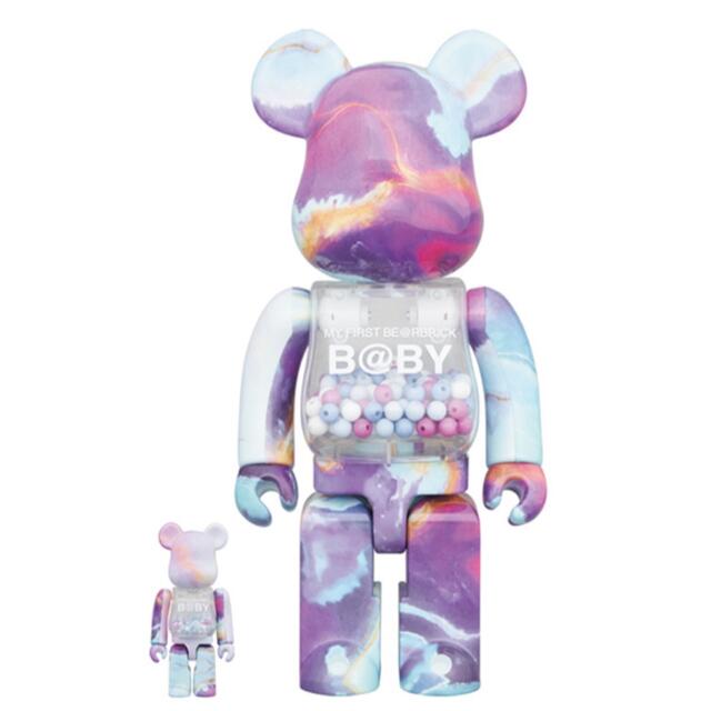 MEDICOM TOY - MY FIRST BE@RBRICK B@BY MARBLE 100&400％
