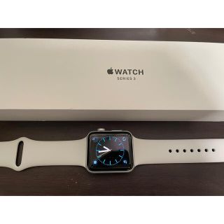 アップルウォッチ(Apple Watch)のApple Watch series3 42mm GPS 美品(腕時計(デジタル))