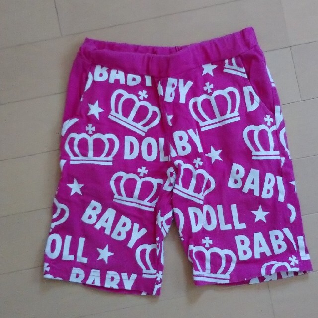 BABYDOLL(ベビードール)のBABYDOLL　ピンクのハーフパンツ キッズ/ベビー/マタニティのキッズ服女の子用(90cm~)(パンツ/スパッツ)の商品写真