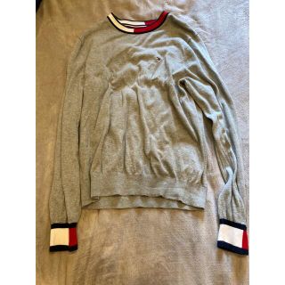 トミーヒルフィガー(TOMMY HILFIGER)のカーディガン　グレー　トミー(カーディガン)