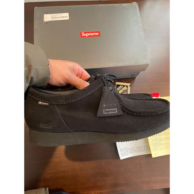 Supreme Clarks Gore-tex Wallabee 黒 27cm