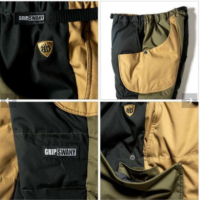 大特価！！
 atmos Collection Outdoor Released grip GRIP swany SWANY”と”atmos”による本格アウトドア x キャンプウェアブランド”GRIP atmos Wear DOWN PANTS x M SWANY パンツ 8