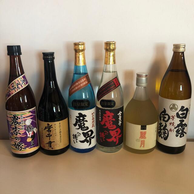 117【芋焼酎飲み比べ6本セット】＼送料無料でお得！／ 食品/飲料/酒の酒(焼酎)の商品写真