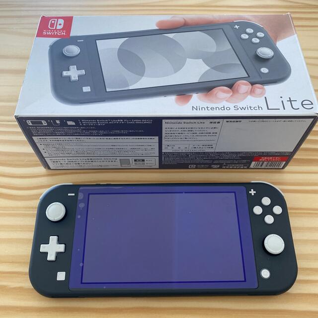 Nintendo Switch(ニンテンドースイッチ)の【限定値下】Nintendo Switch Liteグレー エンタメ/ホビーのゲームソフト/ゲーム機本体(家庭用ゲーム機本体)の商品写真