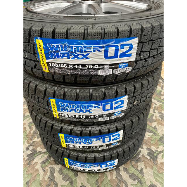 本物 軽用 ダンロップ155 65R14新品