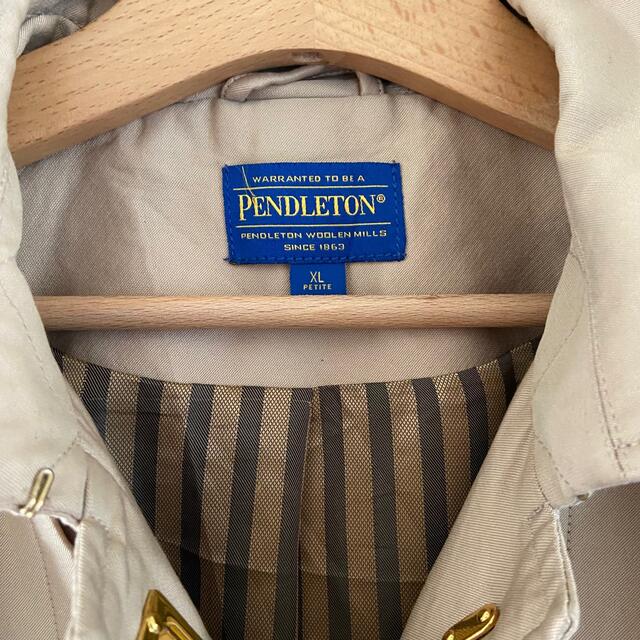PENDLETON(ペンドルトン)のvintage  PENDLETON ステンカラーコート　希少デザイン　XL メンズのジャケット/アウター(ステンカラーコート)の商品写真