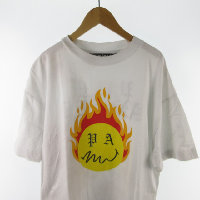 60cm着丈パームエンジェルス Tシャツ 半袖 BURNING HEAD TEE