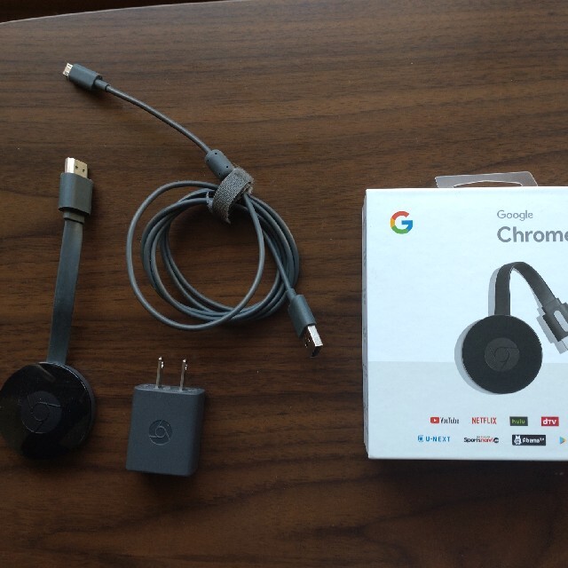 Google(グーグル)のGoogle　Chromecast(第２世代) スマホ/家電/カメラのテレビ/映像機器(映像用ケーブル)の商品写真