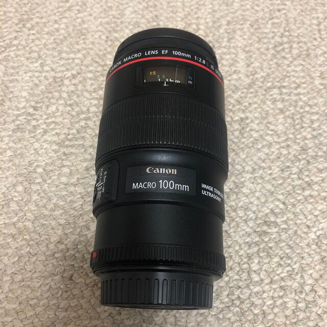 canonCanon EF100mm F2.8Lマクロ IS USM (品)