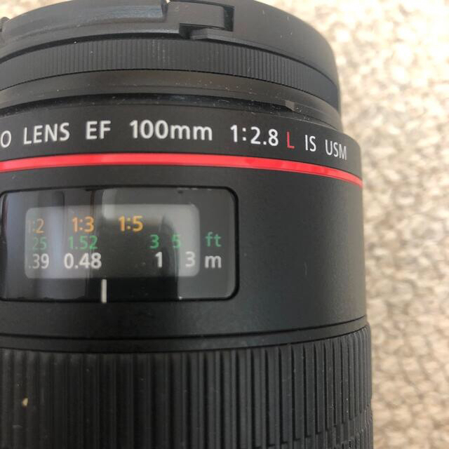 Canon EF100mm F2.8Lマクロ IS USM (品)