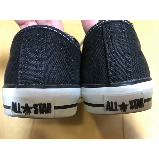 CONVERSE(コンバース)のコンバーススニーカー　黒　16センチ キッズ/ベビー/マタニティのキッズ靴/シューズ(15cm~)(スニーカー)の商品写真