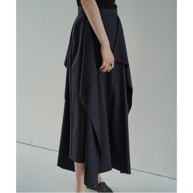 人気海外一番 clane クラネ square frill pantsスクエアフリルパンツ