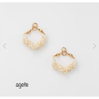 アガット パールピアス ピアス(ゴールド/金色系)の通販 51点 | agete