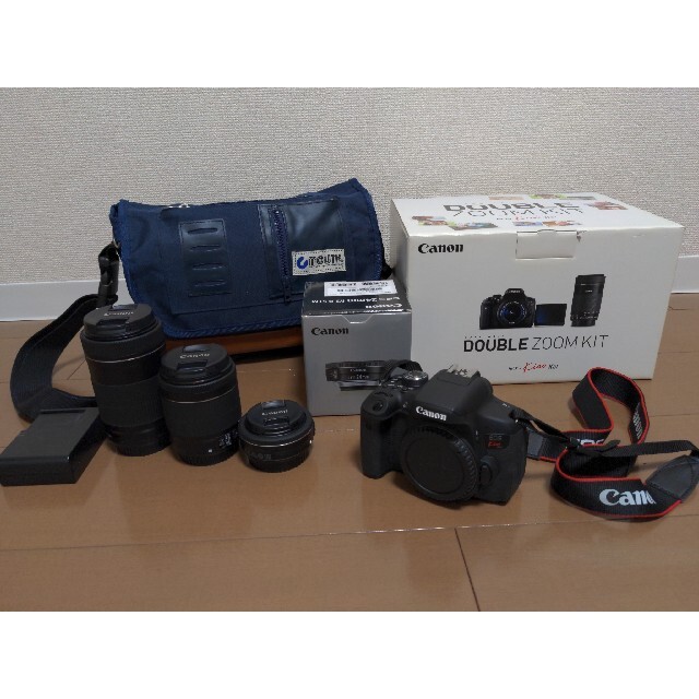 Canon EOS KISS X8i レンズ3本とカメラバッグ付き - www.sorbillomenu.com