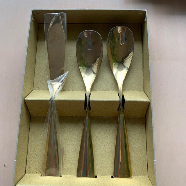 copper the cutlery アイスクリームスプーン&バターナイフ インテリア/住まい/日用品のキッチン/食器(カトラリー/箸)の商品写真