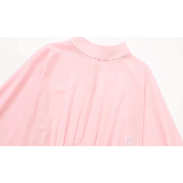 ZARA(ザラ)の💝2月新作🍫7332◆pink ドルマン ハイネック ブラウス レディースのトップス(シャツ/ブラウス(長袖/七分))の商品写真