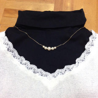 クチュールブローチ(Couture Brooch)の今季購入  クチュールブローチ白いニット♡(ニット/セーター)