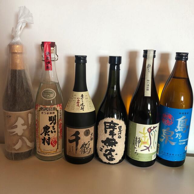 121【芋焼酎飲み比べ6本セット】＼送料無料でお得！／ 食品/飲料/酒の酒(焼酎)の商品写真