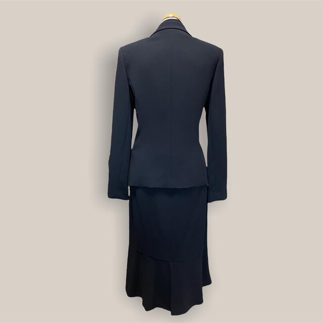 美品 HANAE MORI ハナエモリ ブラック フォーマル スカートスーツ M 美品 HANAE MORI ハナエモリ ブラック フォーマル スカートスーツ M