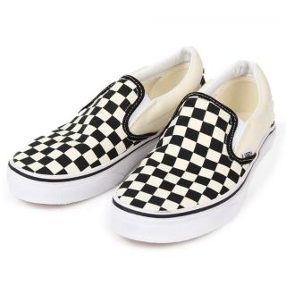 ヴァンズ(VANS)のVANS スリッポン チェッカー 23.5cm(スニーカー)