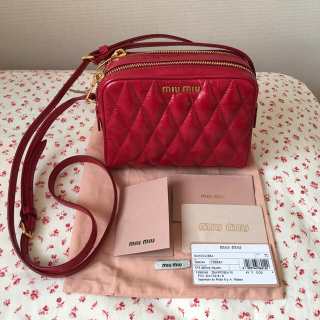 スーパーセール】 miumiu 新品・未使用☆ミュウミュウミニショルダー