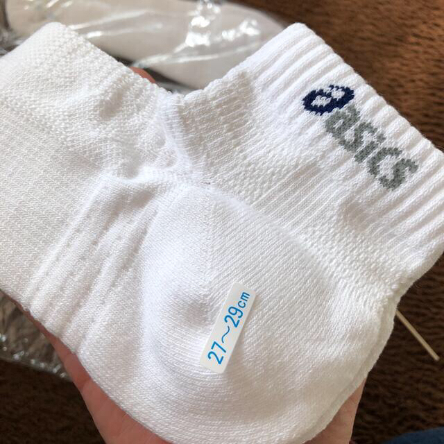 asics(アシックス)のasics ソックス　3足 メンズのレッグウェア(ソックス)の商品写真