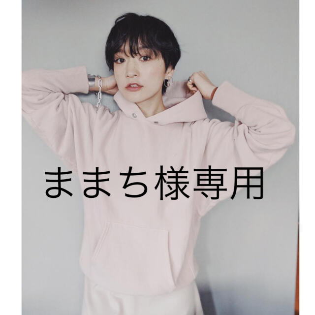 のモデルさ✭ aton パーカー ピンク ユニセックス エイトン フーディー お値下げしました 即完 エイトン ATON パーカー ピンク 桜 04 ユニセックス パーカー