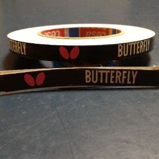 バタフライ(BUTTERFLY)の12mm1mバタフライ卓球サイドテープ(卓球)